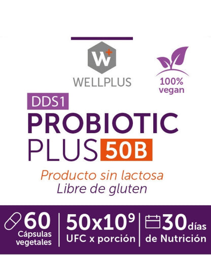 Probiotic 50 Billones 60 cápsulas - Wellplus