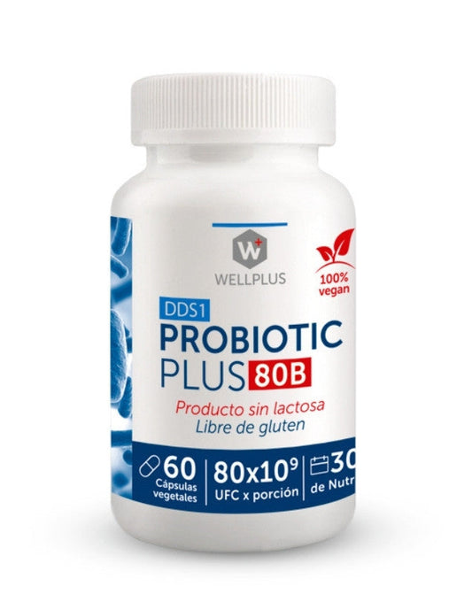 Probiotic 80 Billones 60 cápsulas - Wellplus