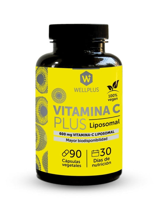 Vitamina C Liposomal 600 mg 90 cápsulas - Wellplus