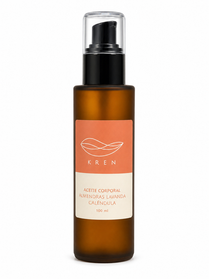 Aceite de Masajes Corporal Almendras, Lavanda y Caléndula 250 ml