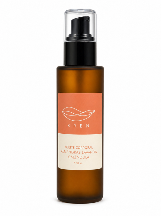 Aceite de Masajes Corporal Almendras, Lavanda y Caléndula 250 ml