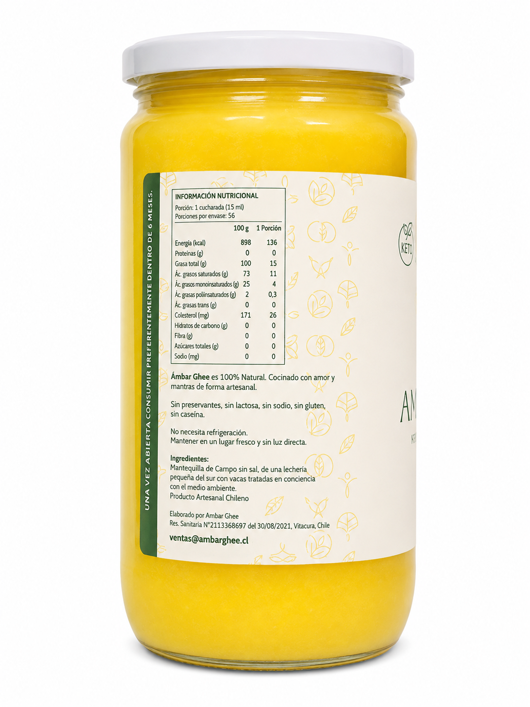 Mantequilla Clarificada Ghee 1 kilo