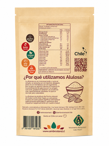 Keto Crunch Almendras Caramelizadas 100 grs