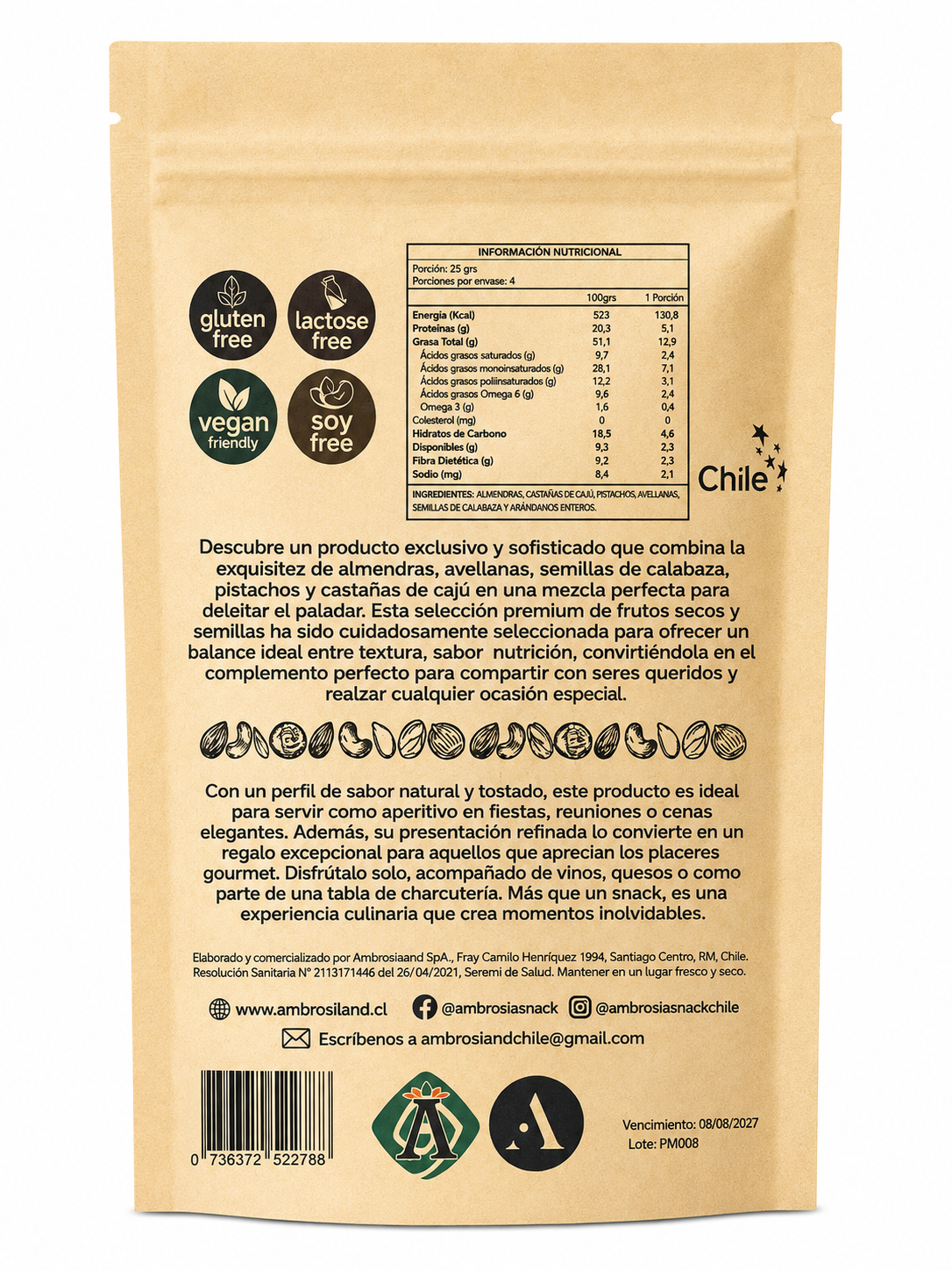Premium Mix sin Sal 100 grs