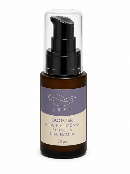 Booster Ácido Hialurónico, Retinol y Niacinamida 30 grs