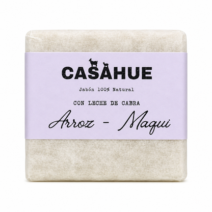 Jabón Leche de Cabra Arroz Maqui 100 grs