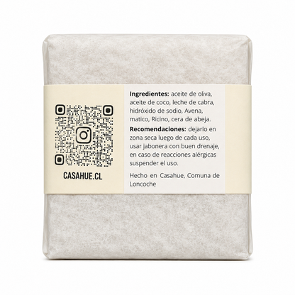 Jabón Leche de Cabra Avena 100 grs