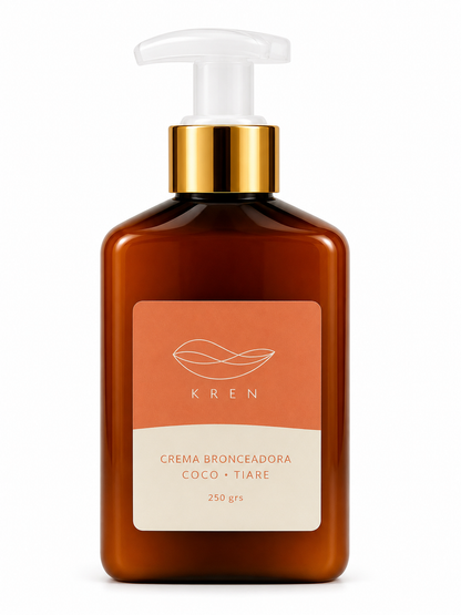 Crema Bronceadora Coco y Tiare 250 grs