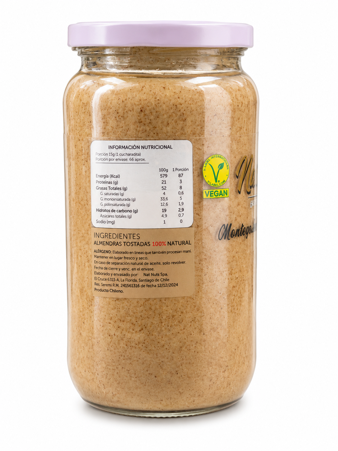 Mantequilla de Almendras 1 Kilo