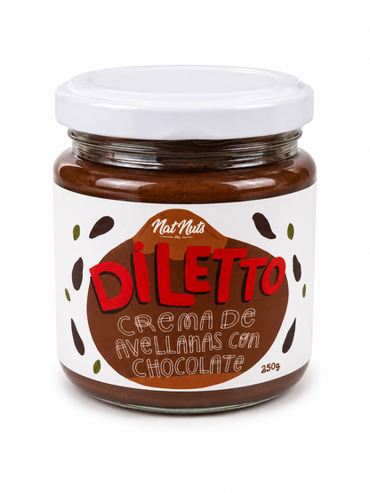 Crema de Avellanas Europeas con Cacao 250 grs