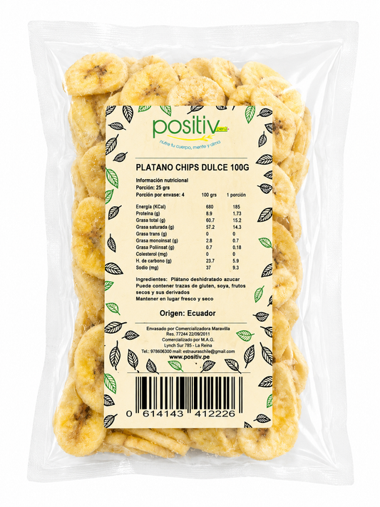 Plátanos Chips 100 Grs