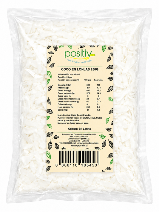 Coco Lonjas 250 grs
