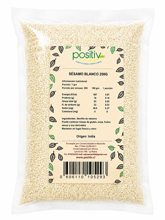 Sésamo Pelado 250 Grs