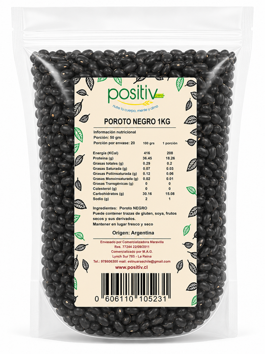 Porotos Negros 1 Kilo