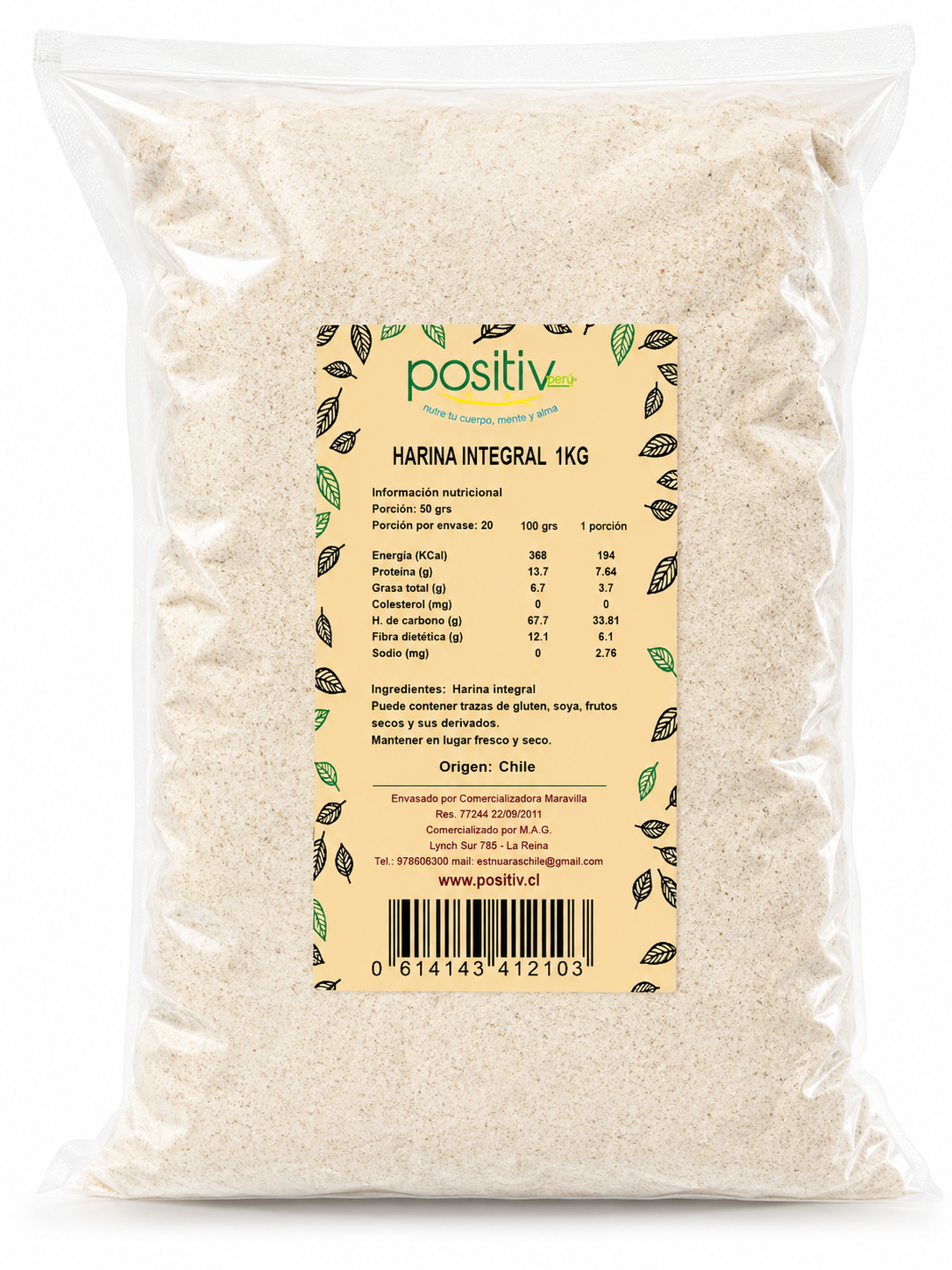 Harina Integral 1 Kilo