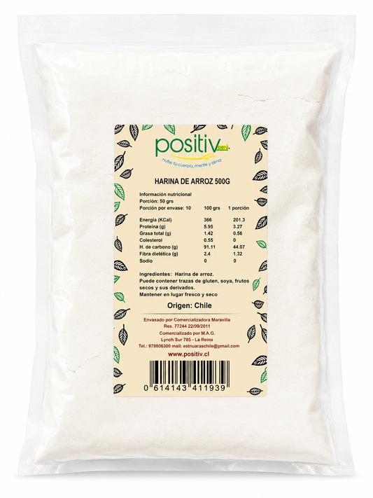 Harina De Arroz 500 grs