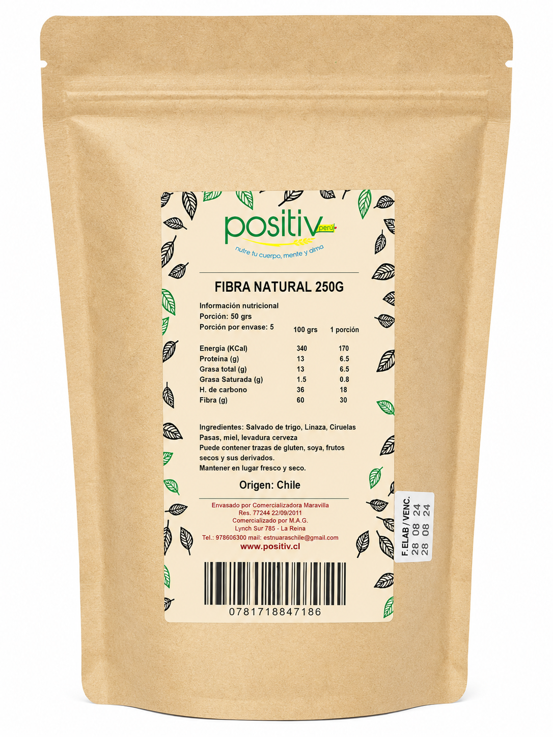 Fibra Natural 25 grs