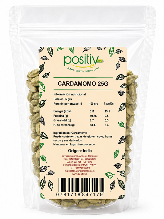 Cardamomo 25 grs