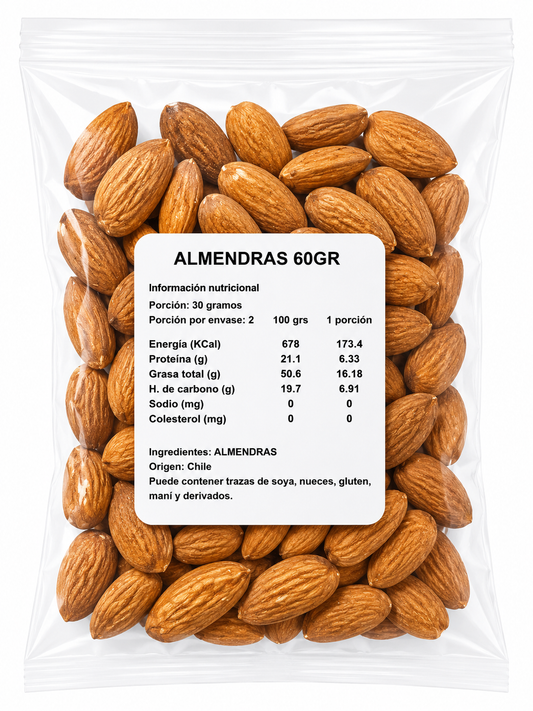 Almendras 60 grs