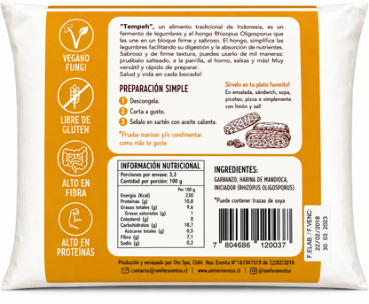 Tempeh Garbanzos 333 Grs