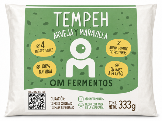 Tempeh Arvejas Maravilla 333 Grs