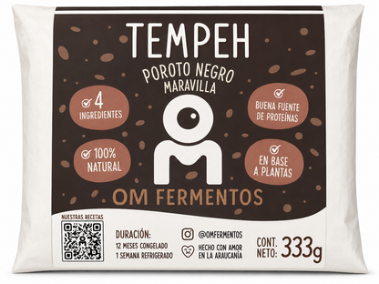 Tempeh Poroto Negro 333 Grs