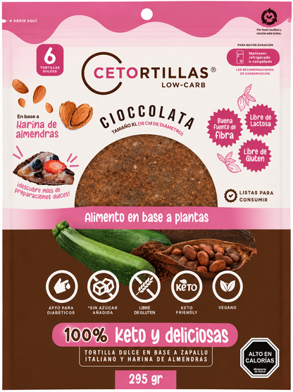 Tortilla Chocolate 6 Unidades