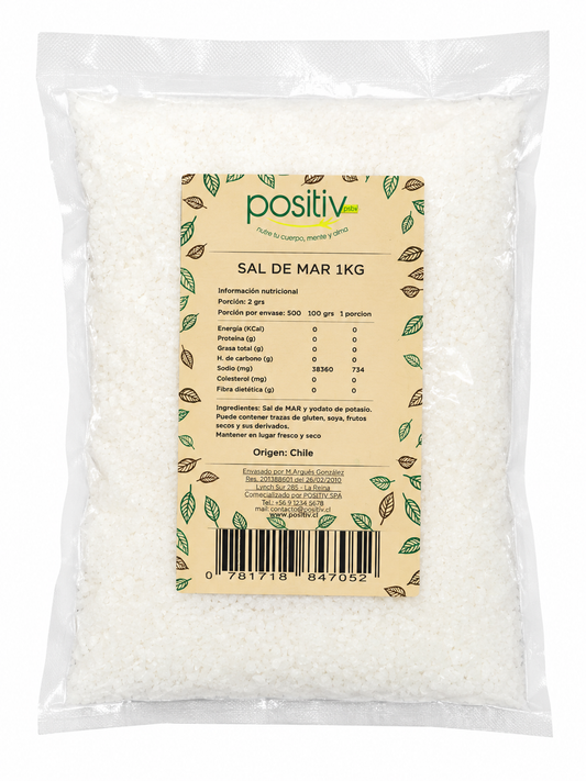 Sal de Mar Gruesa 1 kilo - Positiv