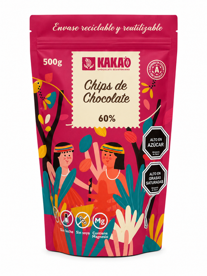 Chips Cacao 60% 500 Grs
