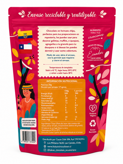 Chips Cacao 60% 500 Grs