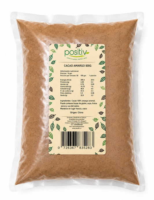 Cacao Amargo 500 grs