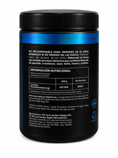 Creatina Monohidratada Micronizada 60 porciones