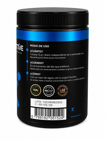 Creatina Monohidratada Micronizada 60 porciones