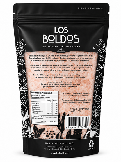 Doypack Sal del Himalaya Gruesa 500 grs