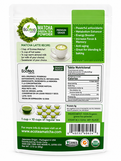 Té Matcha 60 grs