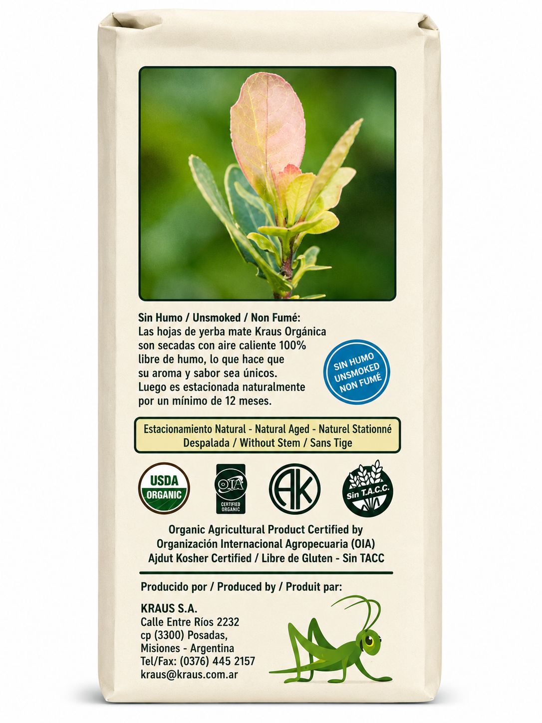 Yerba Mate Hoja 500 grs