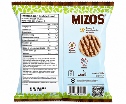 Galleta Arroz Chocolate 25 grs