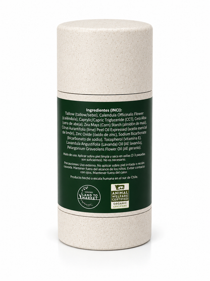 Desodorante Natural en Barra de Tallow 75 grs
