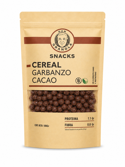 Cereal de Garbanzo y Cacao 100 grs