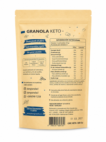 Granola Keto 300 grs
