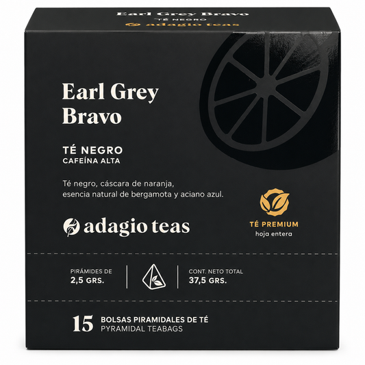 Earl Grey 15 bolsitas piramidales