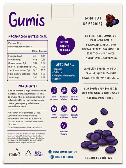 Gumis Berrie 60 grs