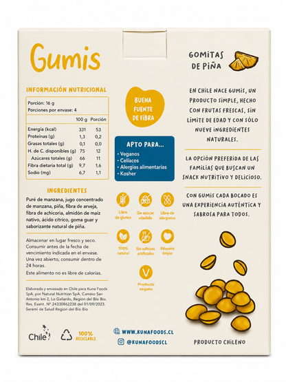 Gumis Piña 60 grs
