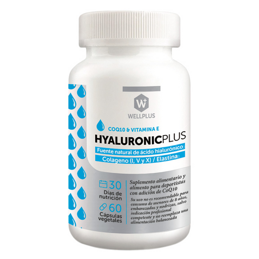 Hyaluronic Plus Q10 + Vitamina E 60 cápsulas