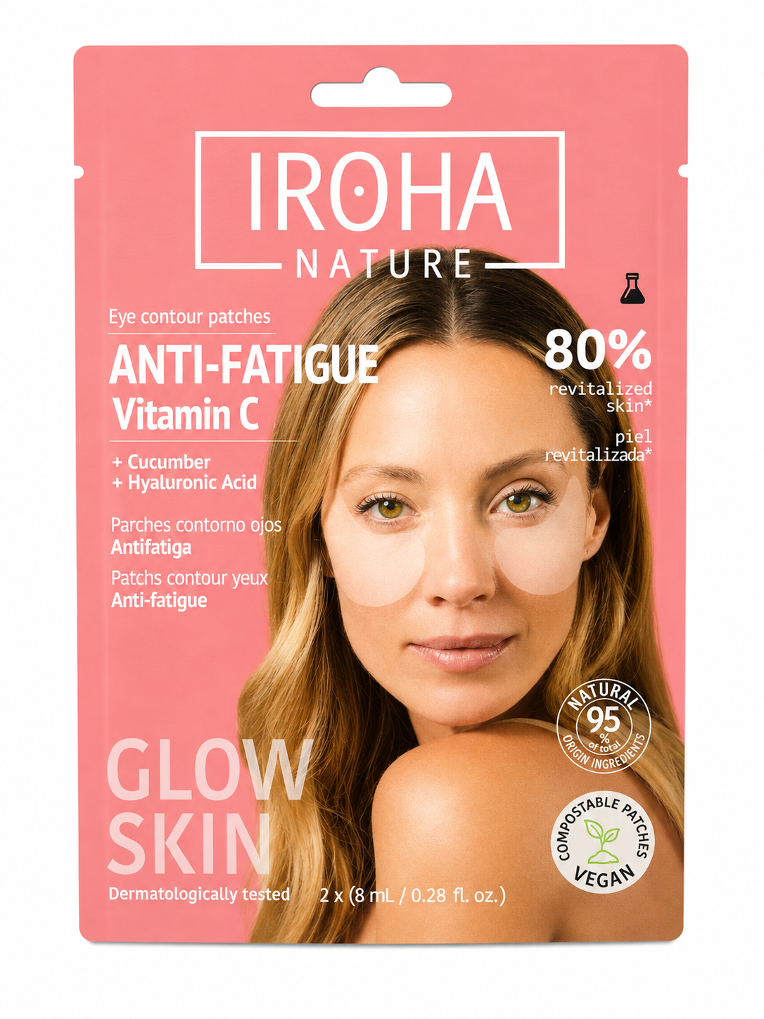Parches Contorno de Ojos Antifatiga con Vitamina C