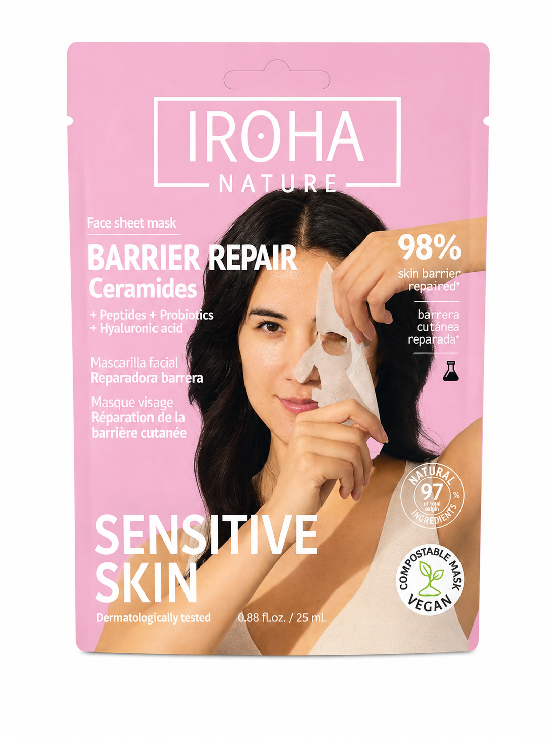 Mascarilla Facial Reparadora Piel Sensible