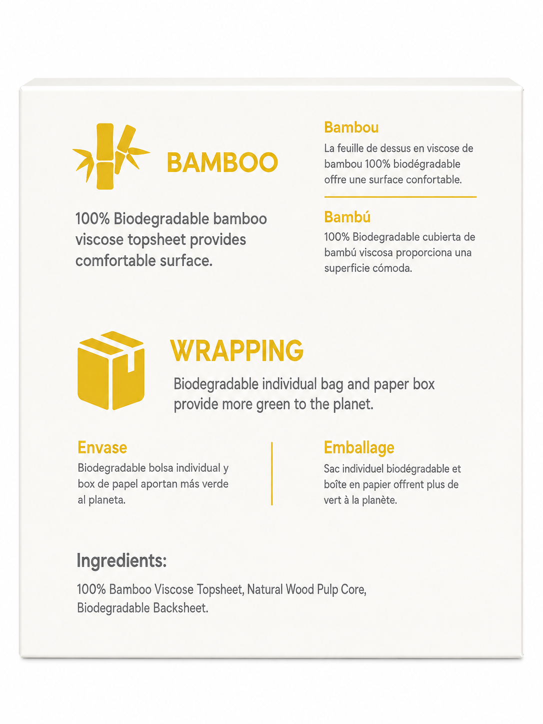 Protectores Diarios Orgánicos 30 unidades