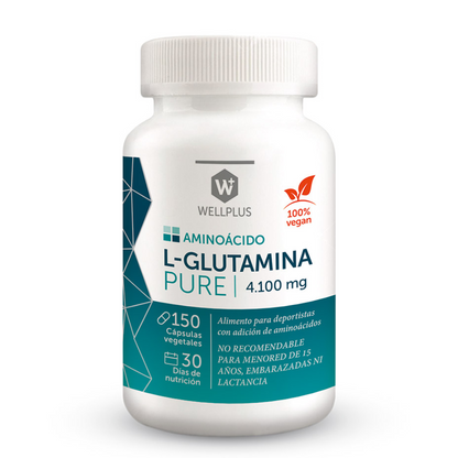 L-Glutamina 150 cápsulas - Wellplus