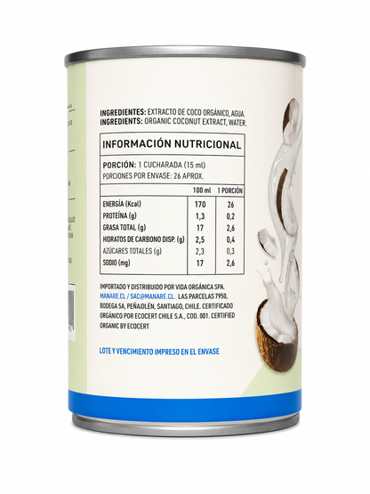 Bebida de Coco Orgánica 400 ml