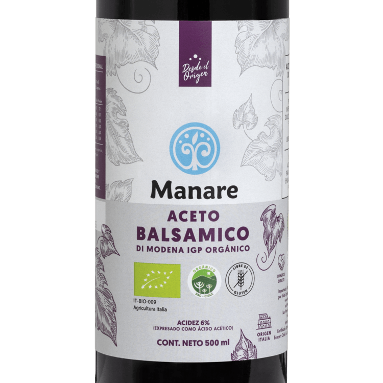 Aceto Balsámico Orgánico 500 ml - Manare